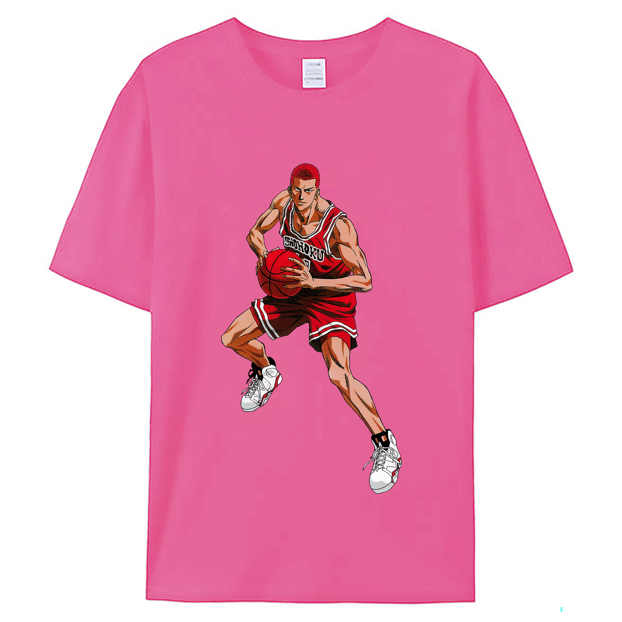 （画像用） SLAM DUNK／スラムダンク レディースカジュアルプリントTシャツ（綿100％）